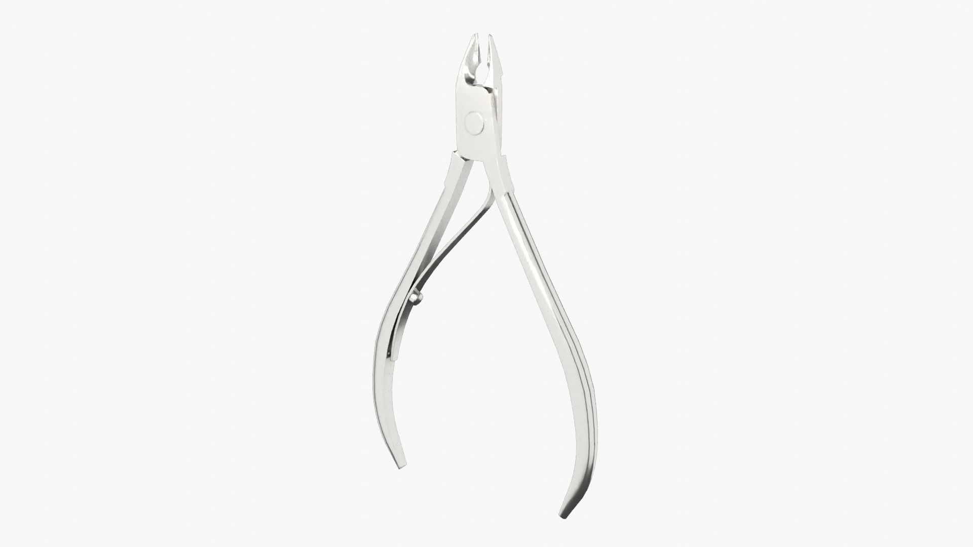 Cuticle Nipper Low-poly 3D model_9