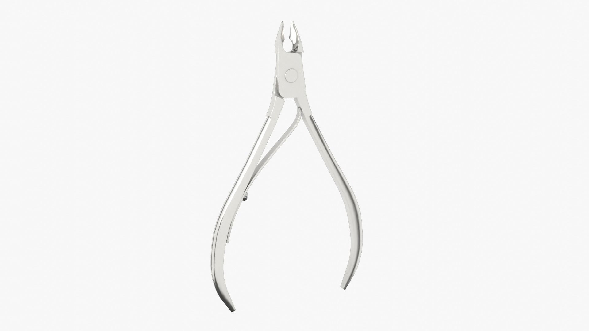 Cuticle Nipper Low-poly 3D model_7
