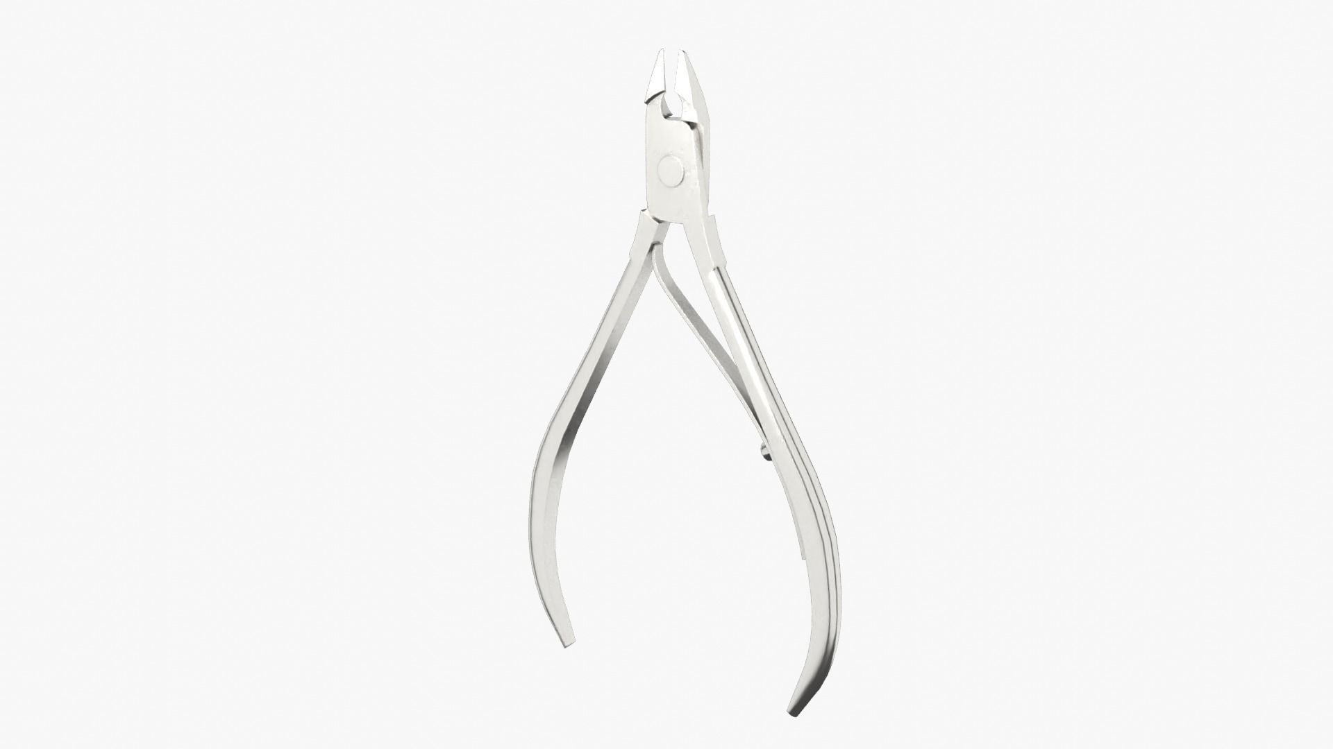 Cuticle Nipper Low-poly 3D model_3