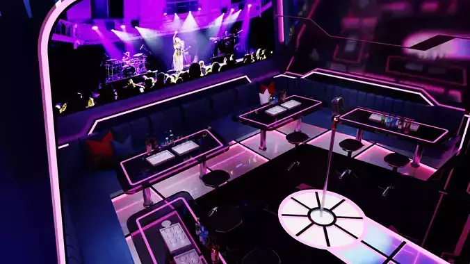 KTV room 3D model