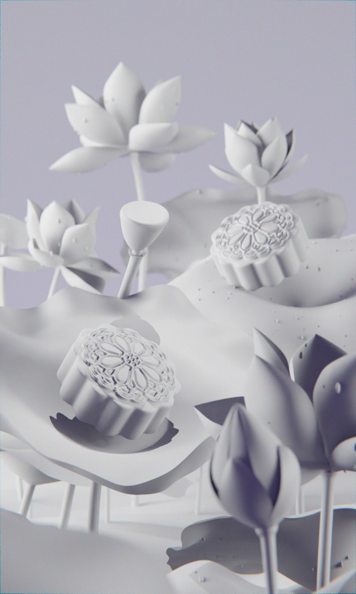 Mooncake 2022  3D model_1