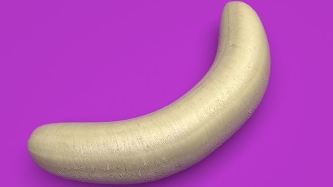 Skinless Banana 3D model 6