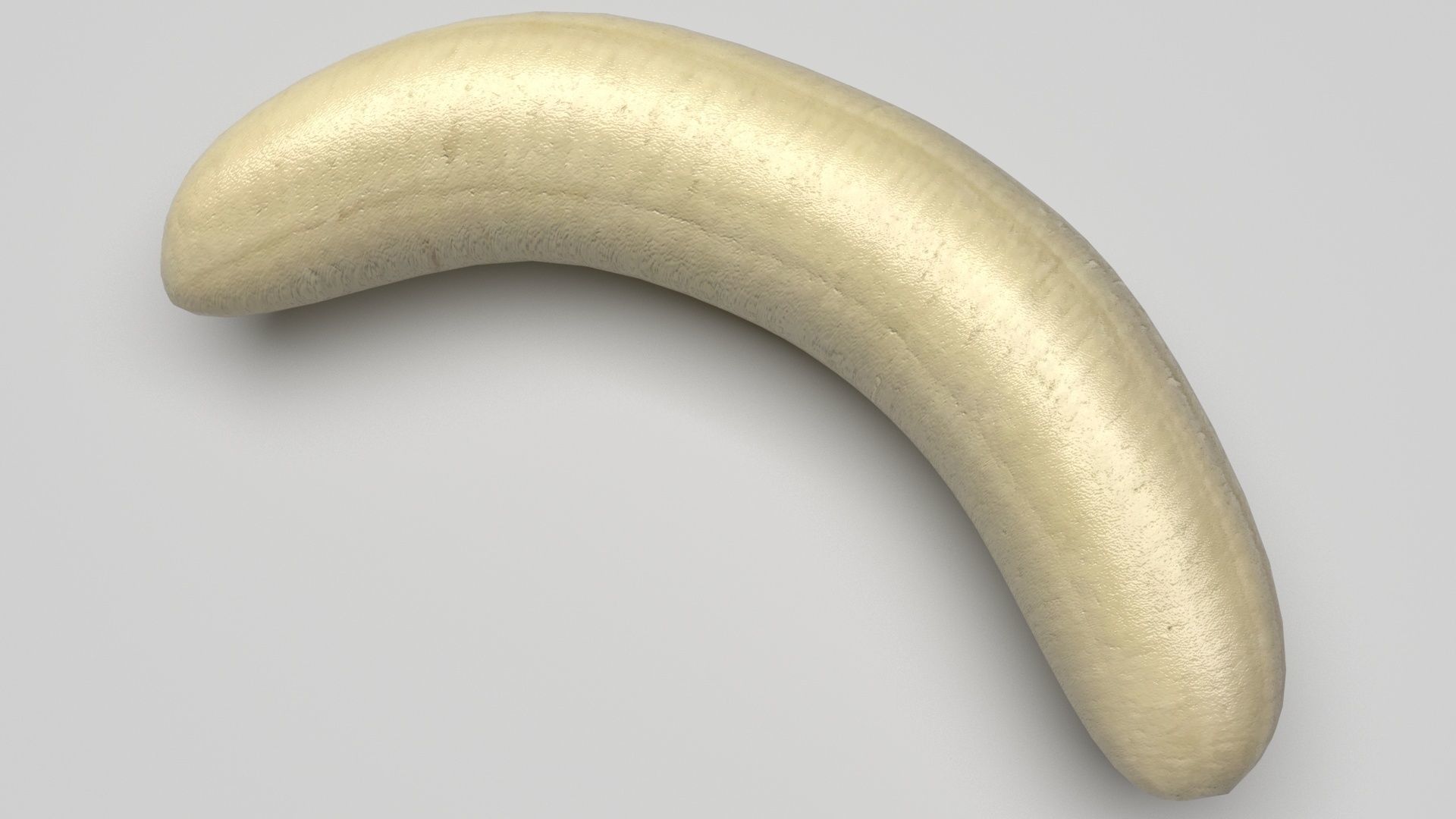 Skinless Banana 3D model_3