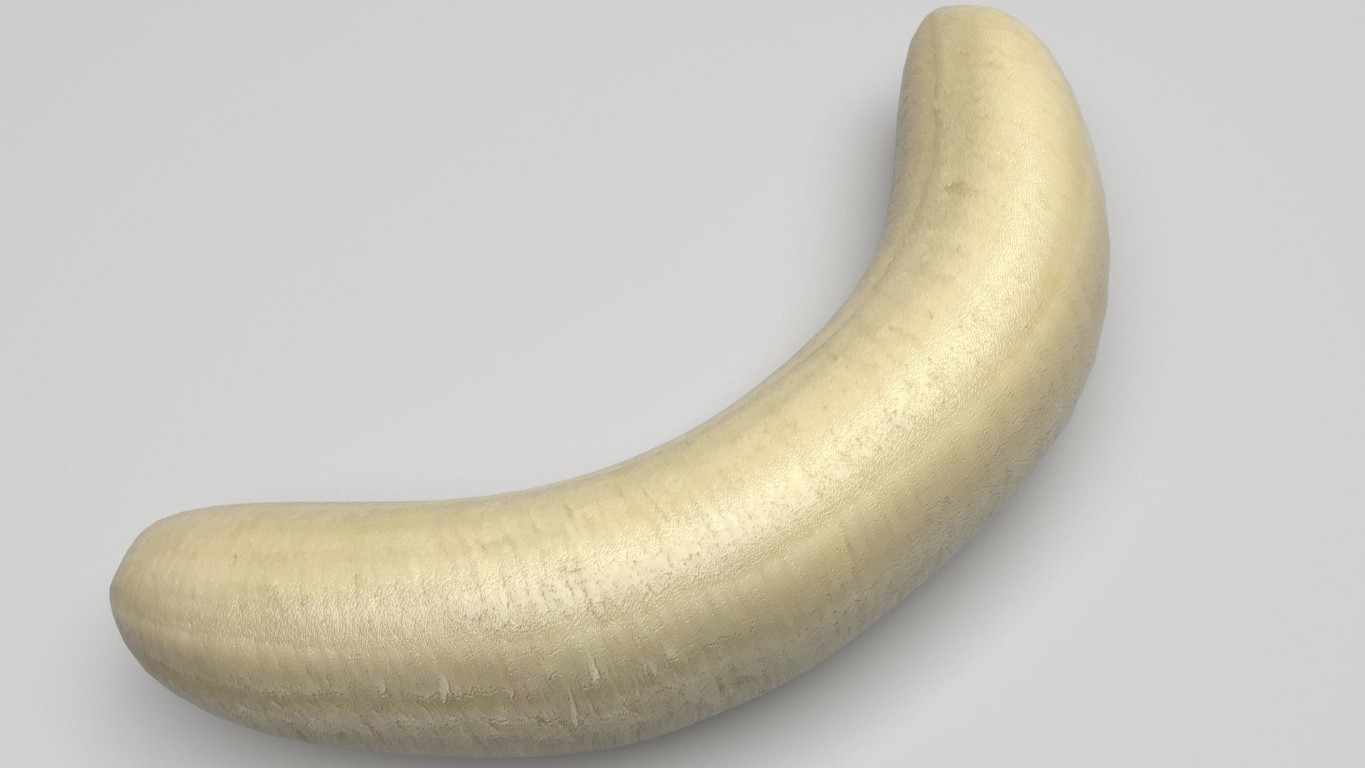 Skinless Banana 3D model_4