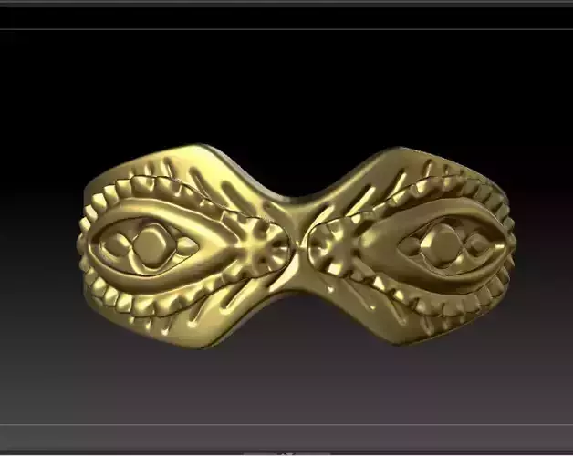 masked eyes ring stl verified