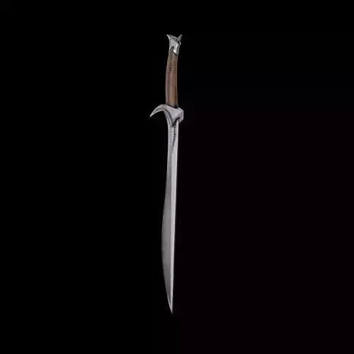 3D Model Orcrist Sword from The Hobbit Movies High-Detail