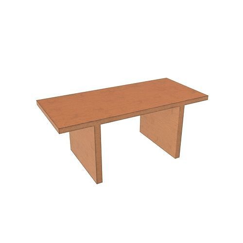 Work Table V1 002 Low-poly 3D model