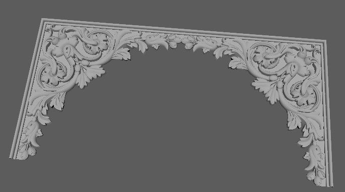 dekor ornament 3D model_2