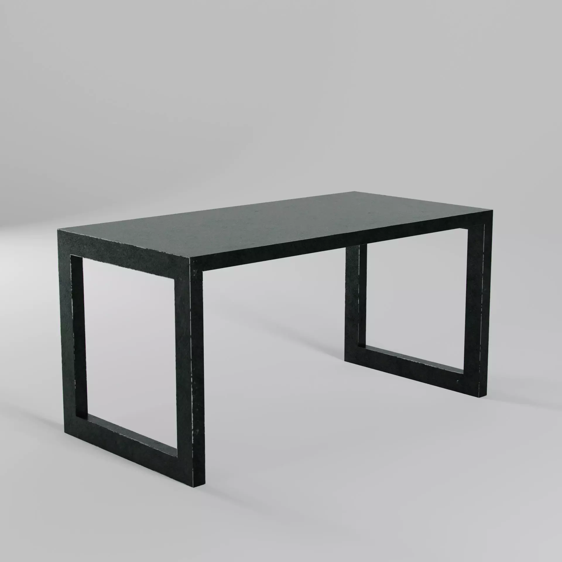Metallic Bench Free 3D model