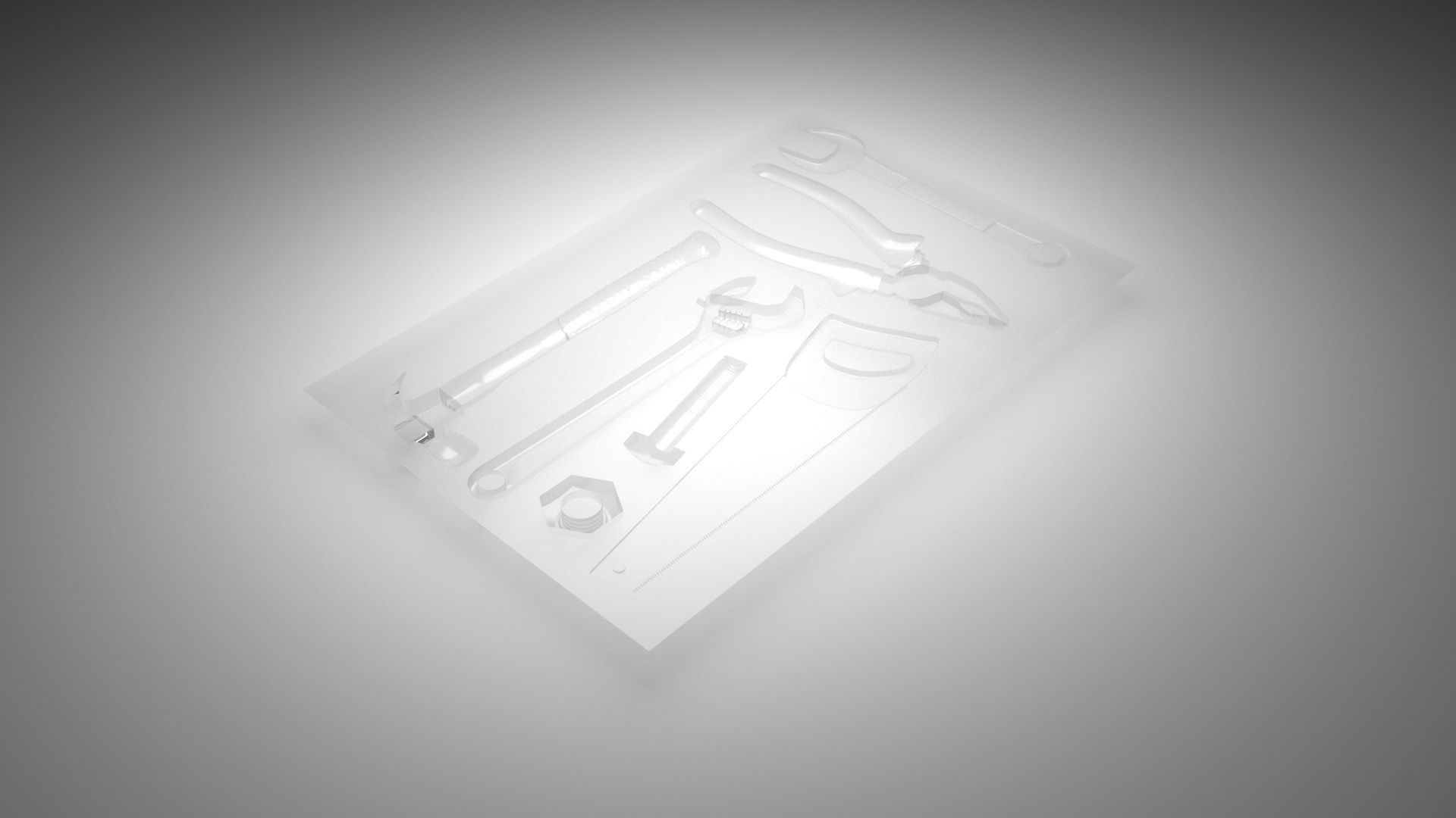 Chocolate Tools In Toolbox 3D model_10