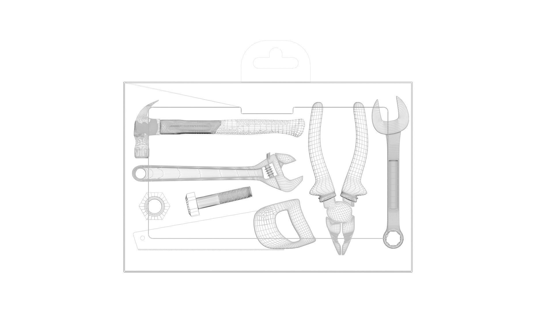 Chocolate Tools In Toolbox 3D model_27