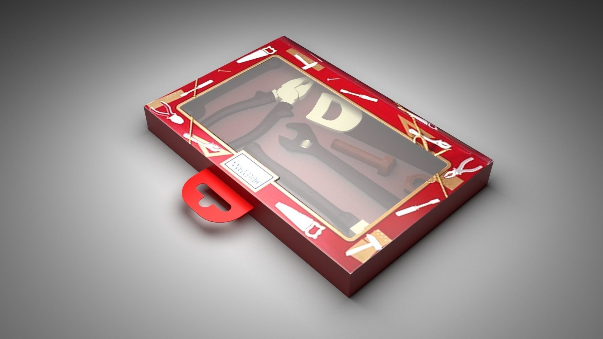 Chocolate Tools In Toolbox 3D model_3