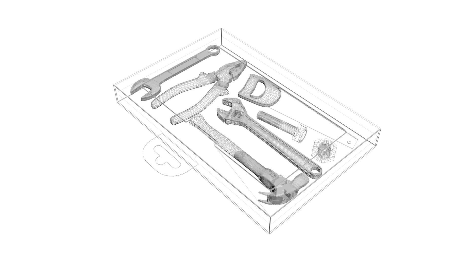 Chocolate Tools In Toolbox 3D model_25