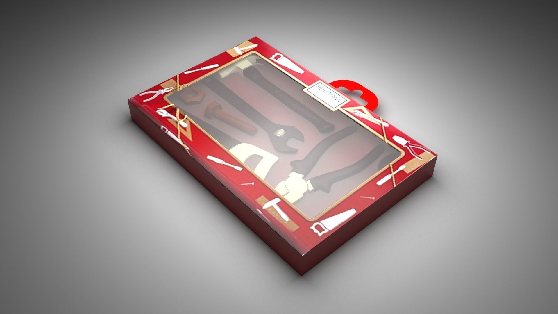 Chocolate Tools In Toolbox 3D model_1