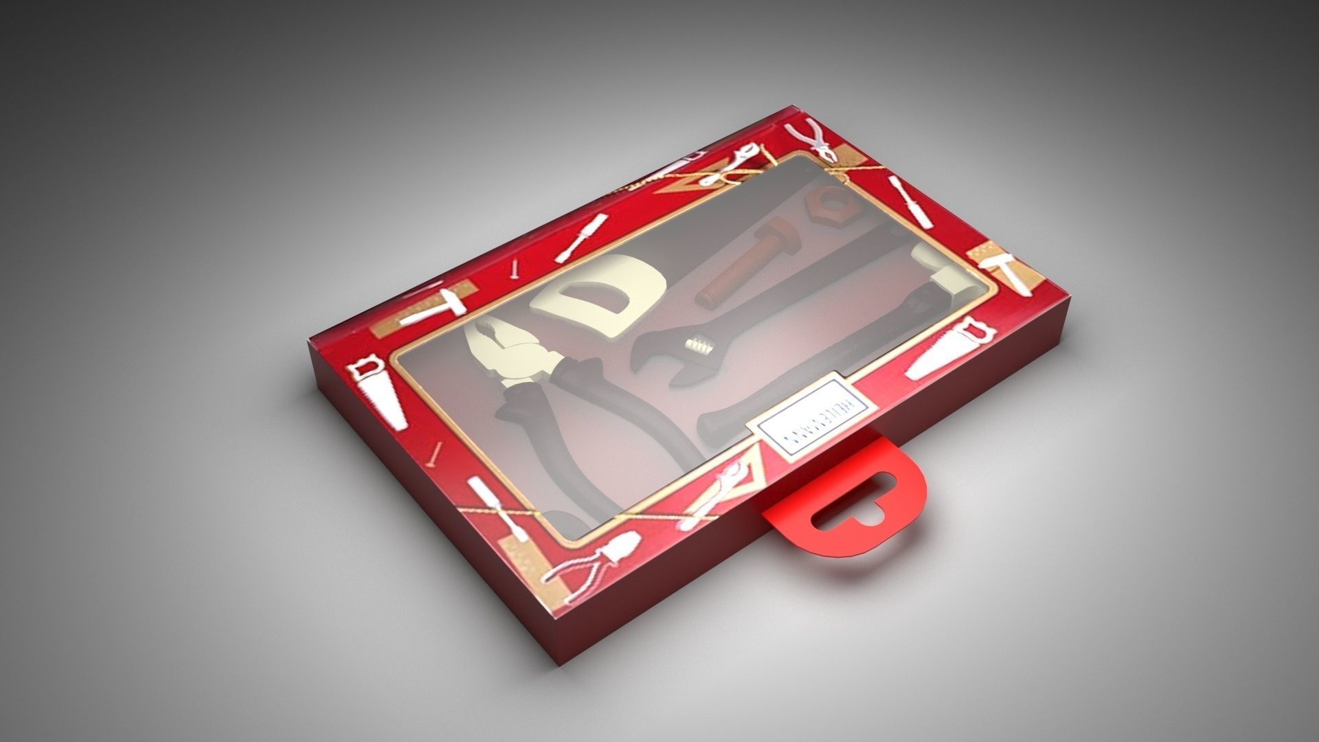 Chocolate Tools In Toolbox 3D model_2