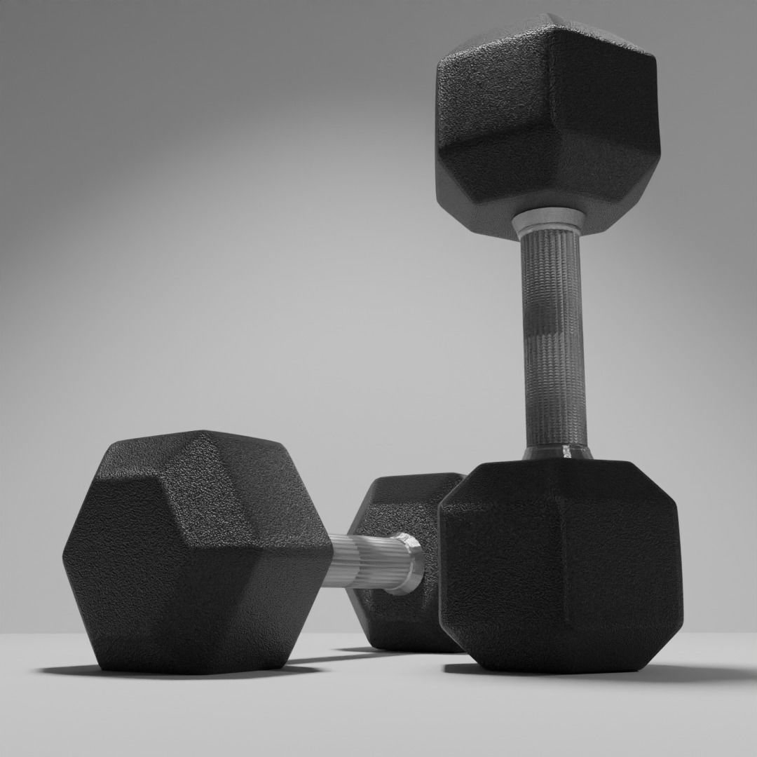 Dumbell dumbbells - dumbbells 3D model_1