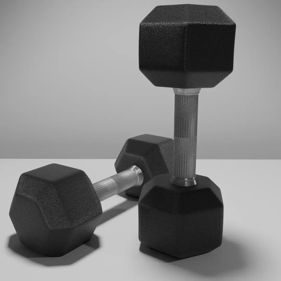 Dumbell dumbbells - dumbbells 3D model_0