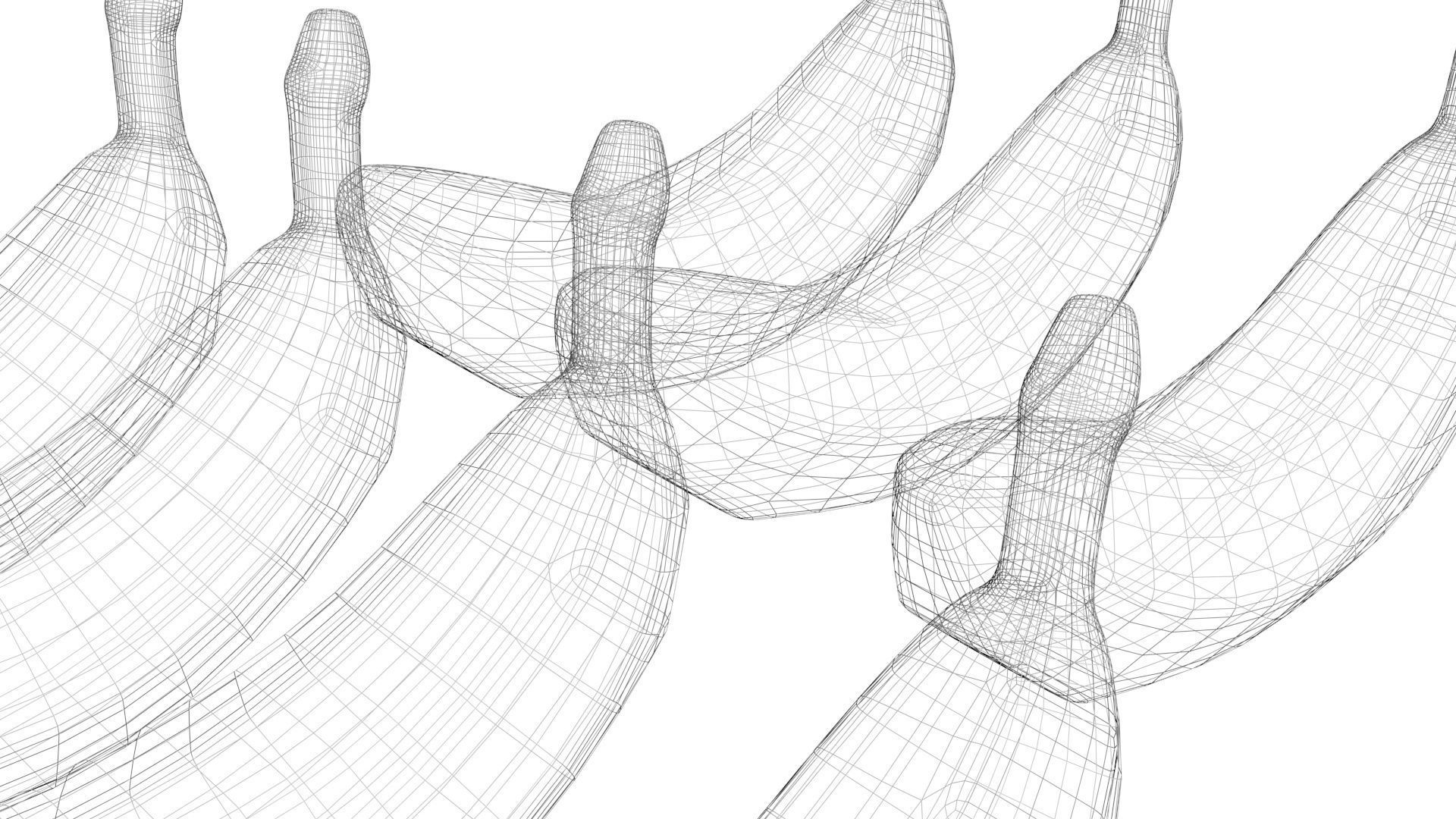 Bananas Set 3D model_28