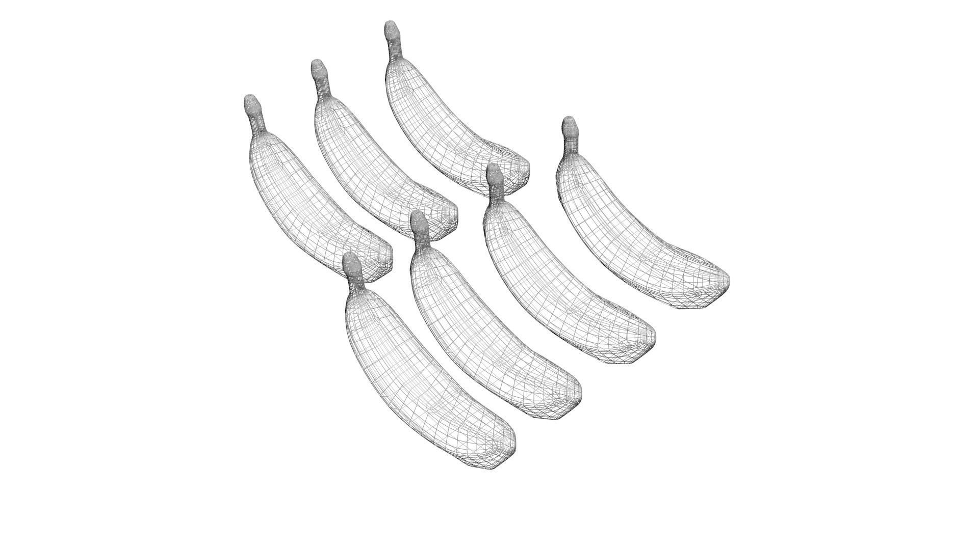 Bananas Set 3D model_22
