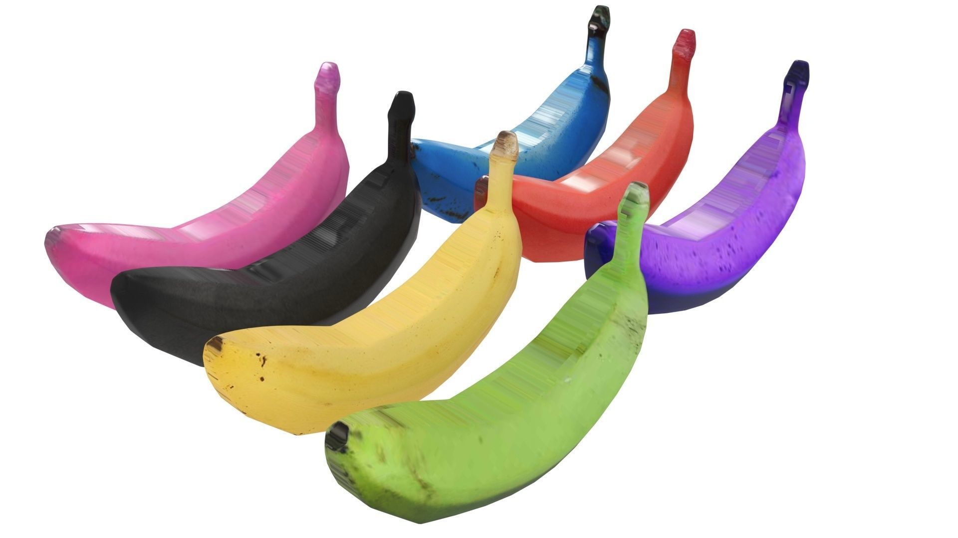 Bananas Set 3D model_18