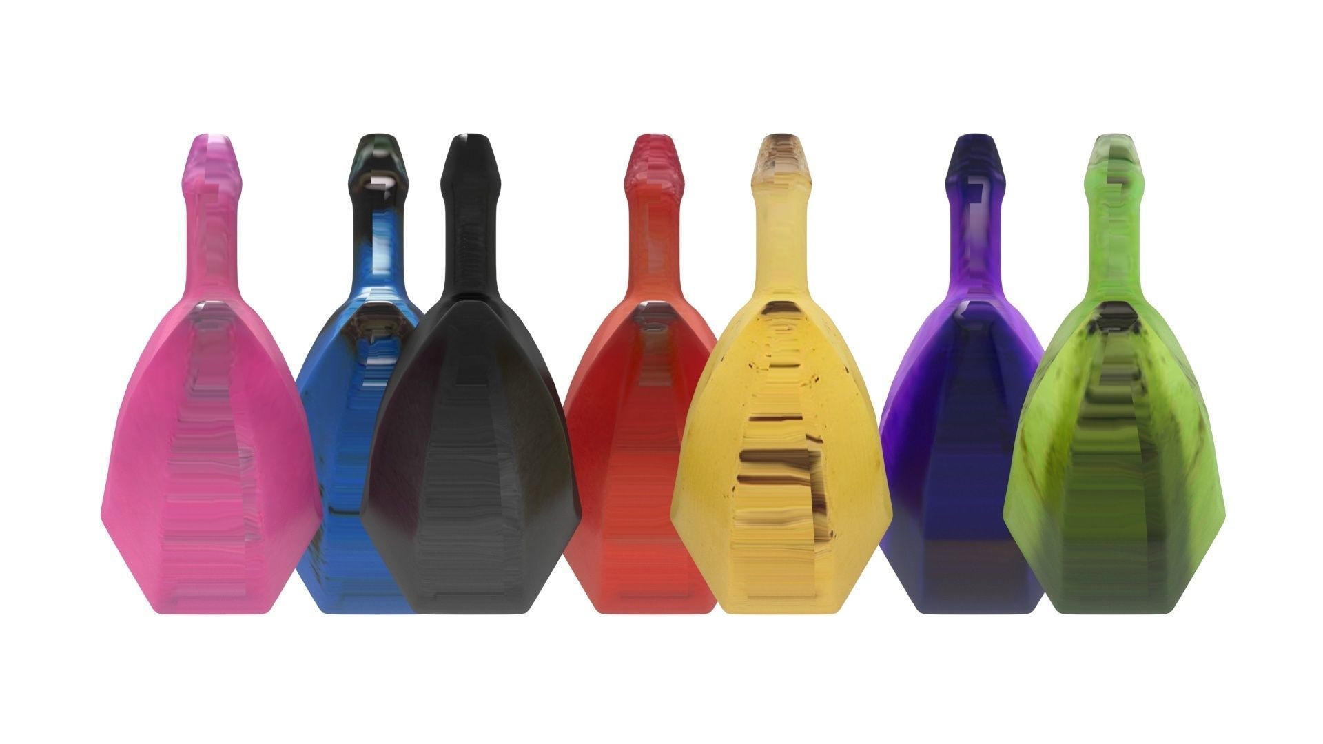 Bananas Set 3D model_7