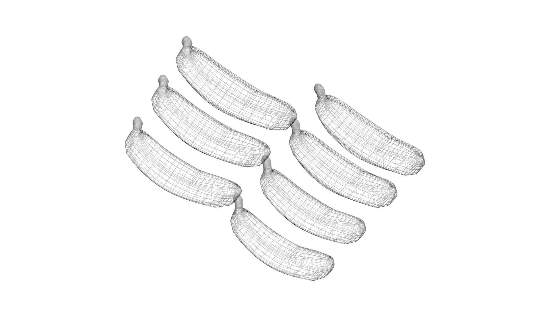 Bananas Set 3D model_25