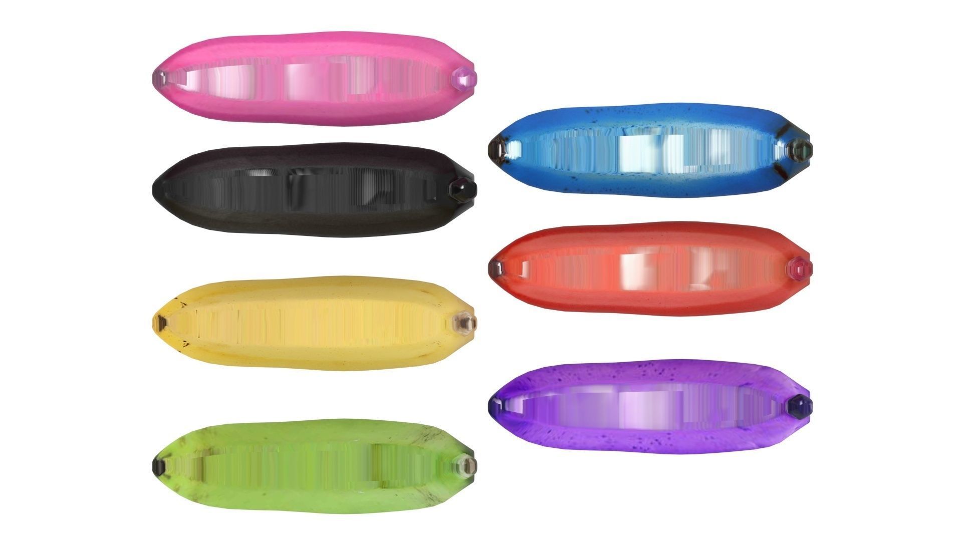 Bananas Set 3D model_5