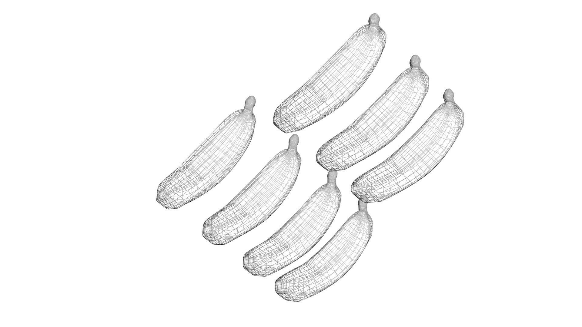 Bananas Set 3D model_24