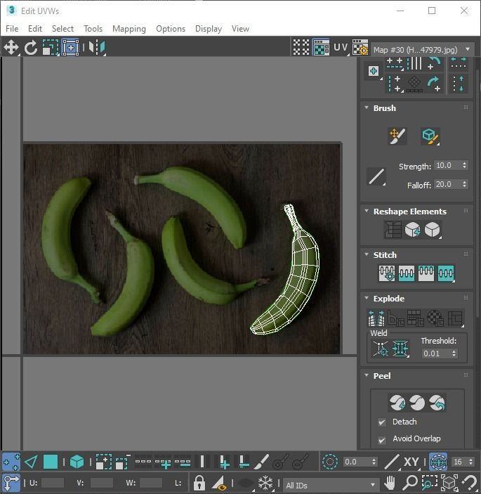 Bananas Set 3D model_41