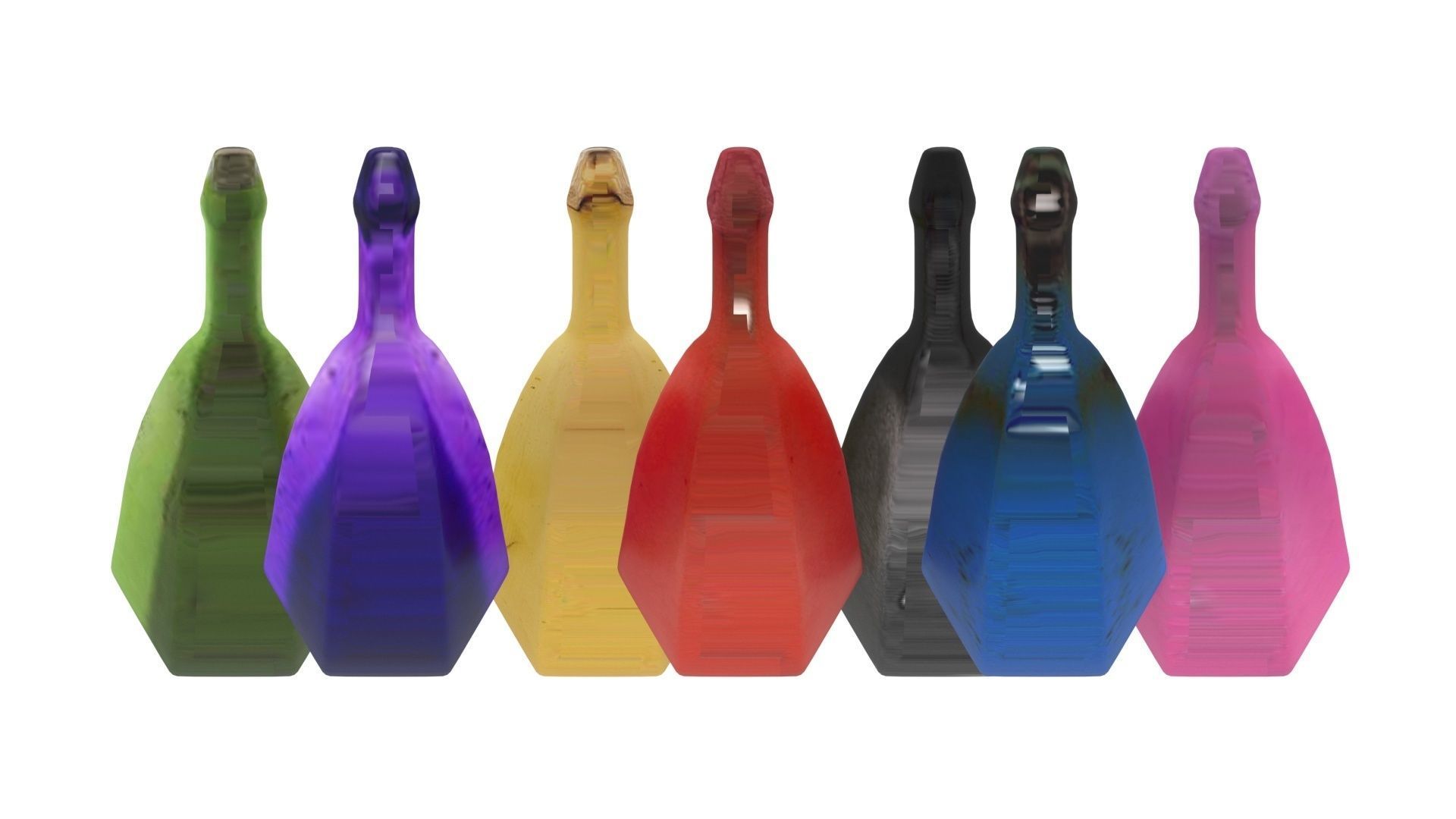 Bananas Set 3D model_10