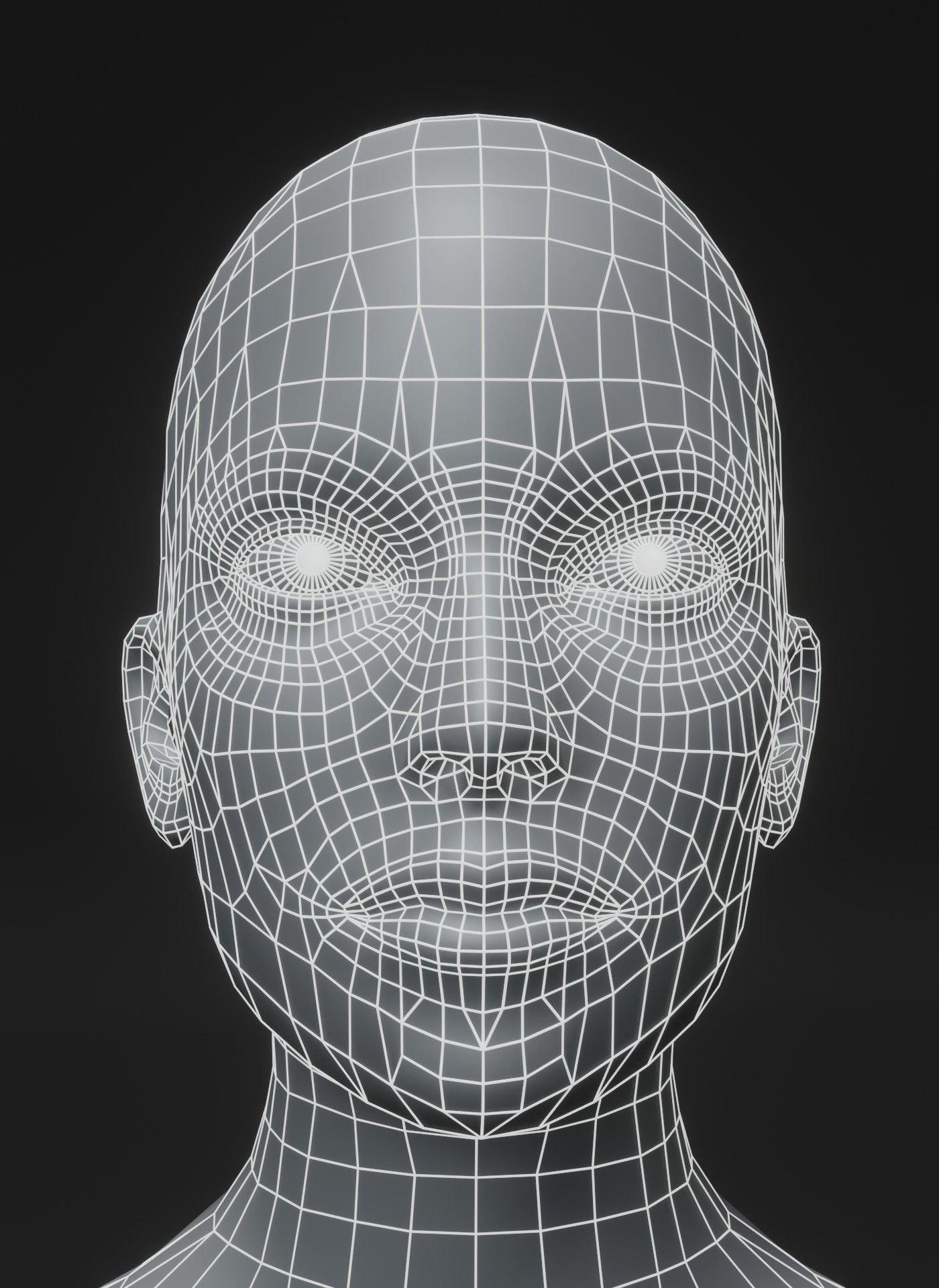 Male Female Body Base Mesh 28 Animations 3D Model 10k Polygons Low-poly 3D model_22