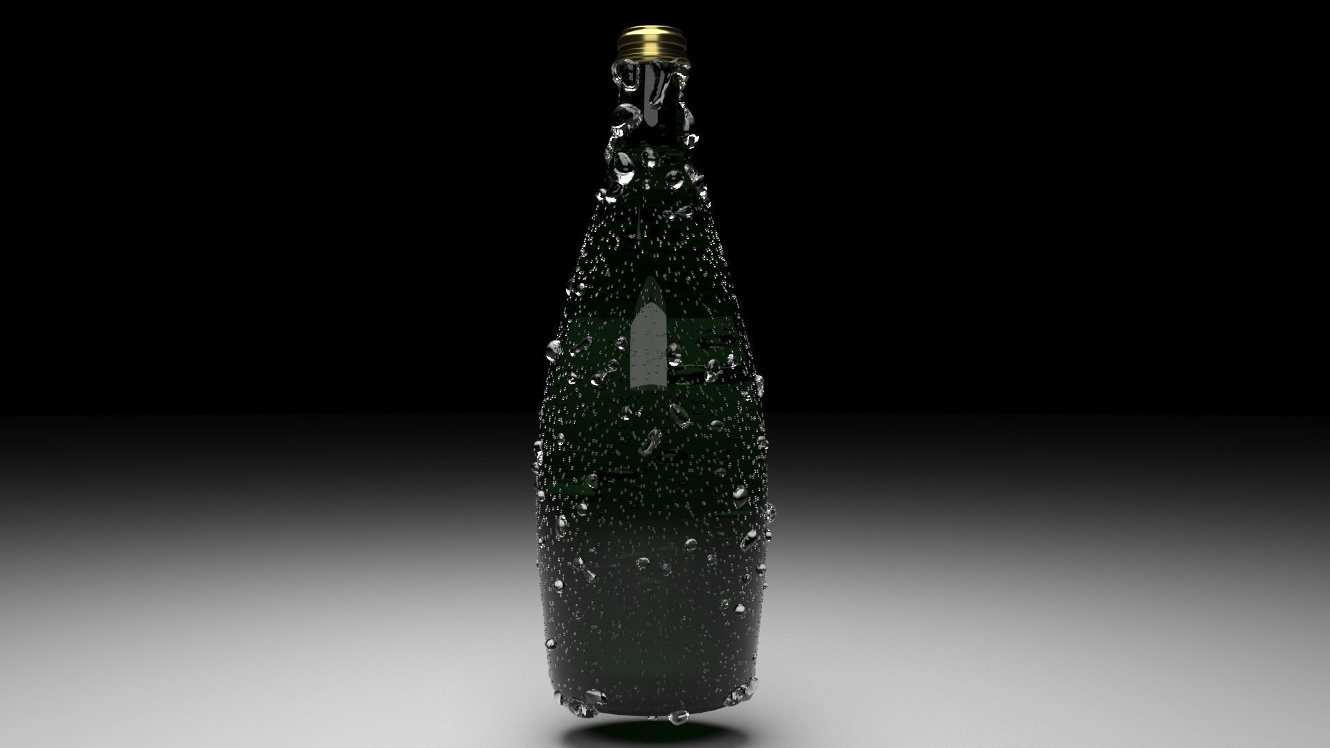 Perrier Water Bottle 3D model_12