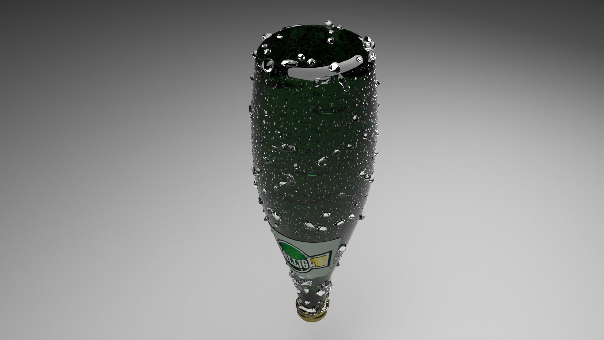 Perrier Water Bottle 3D model_15