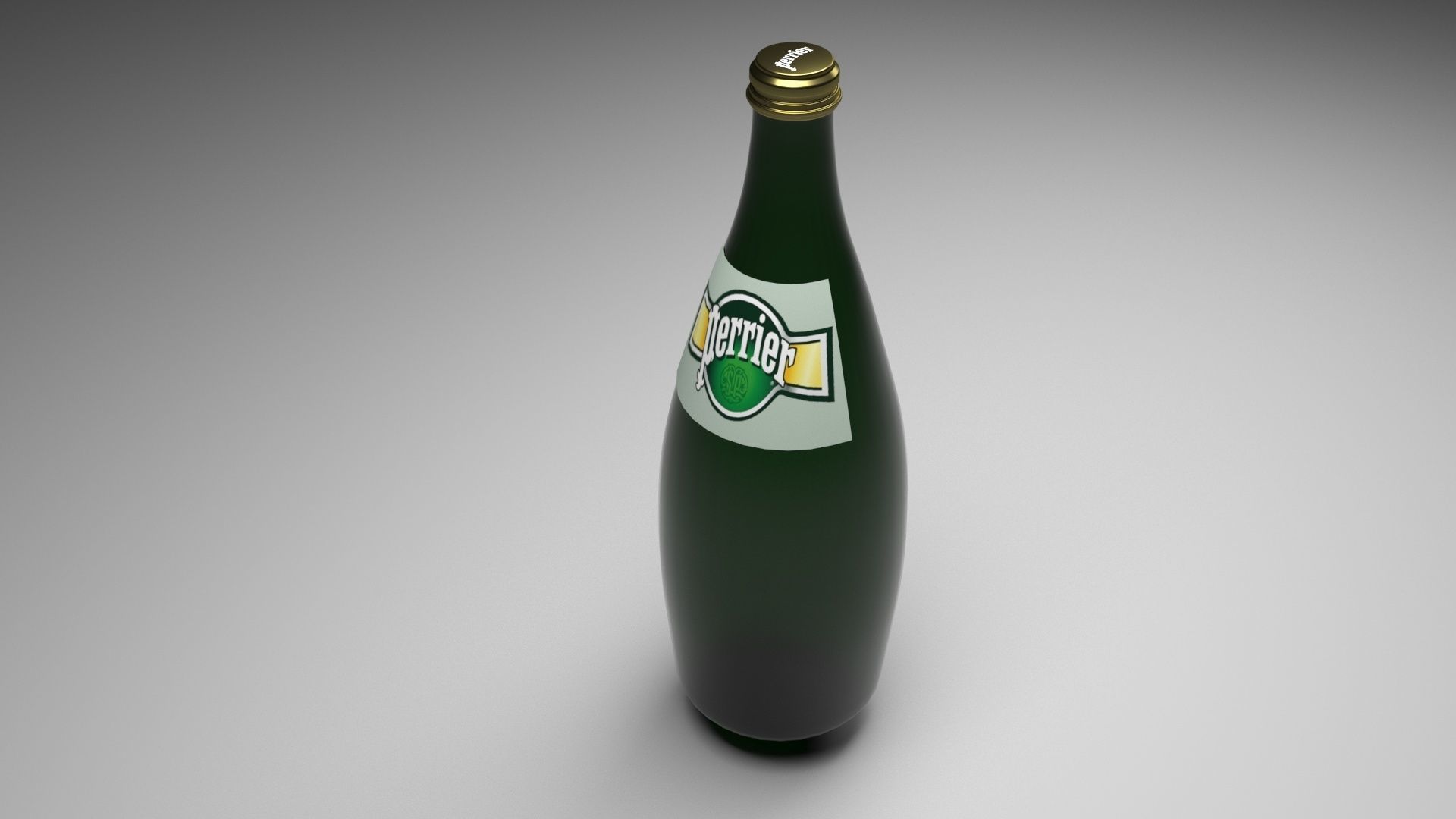 Perrier Water Bottle 3D model_21