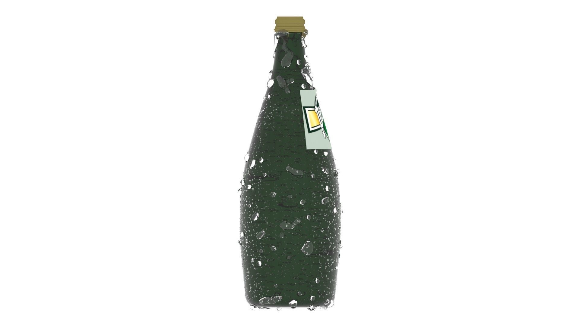 Perrier Water Bottle 3D model_33