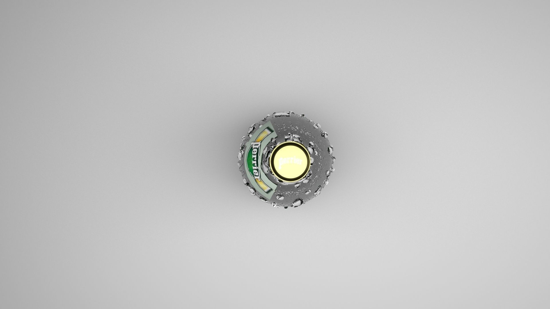 Perrier Water Bottle 3D model_14