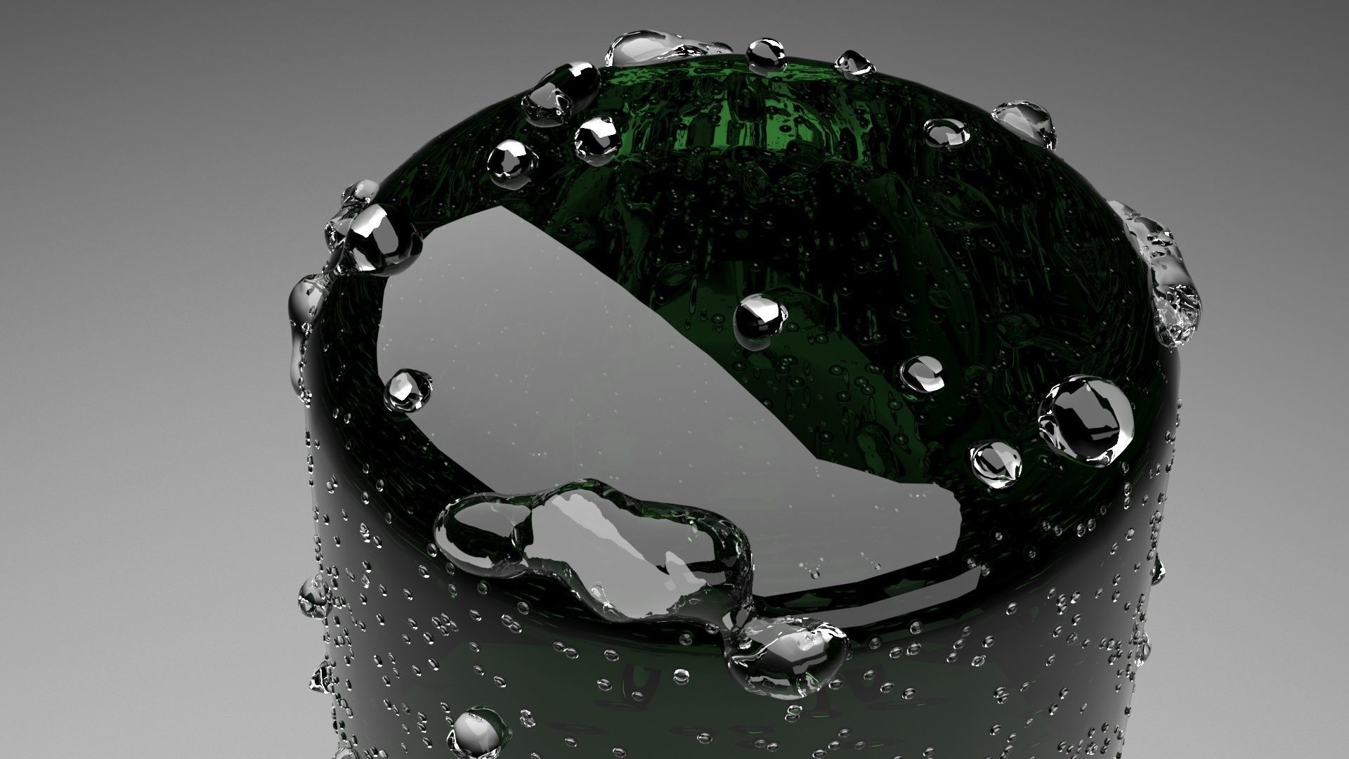 Perrier Water Bottle 3D model_17