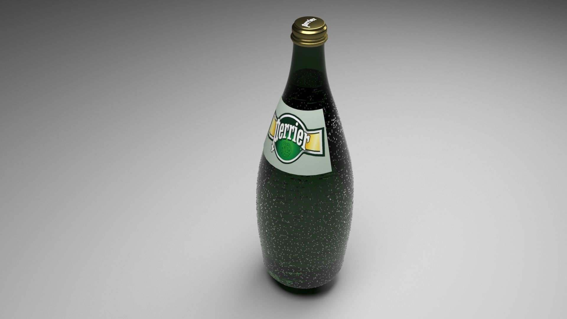 Perrier Water Bottle 3D model_19