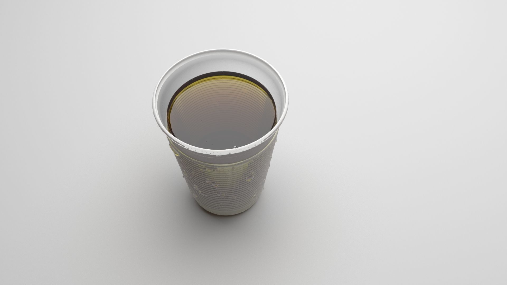 Plastic Cup With Cola 3D model_3