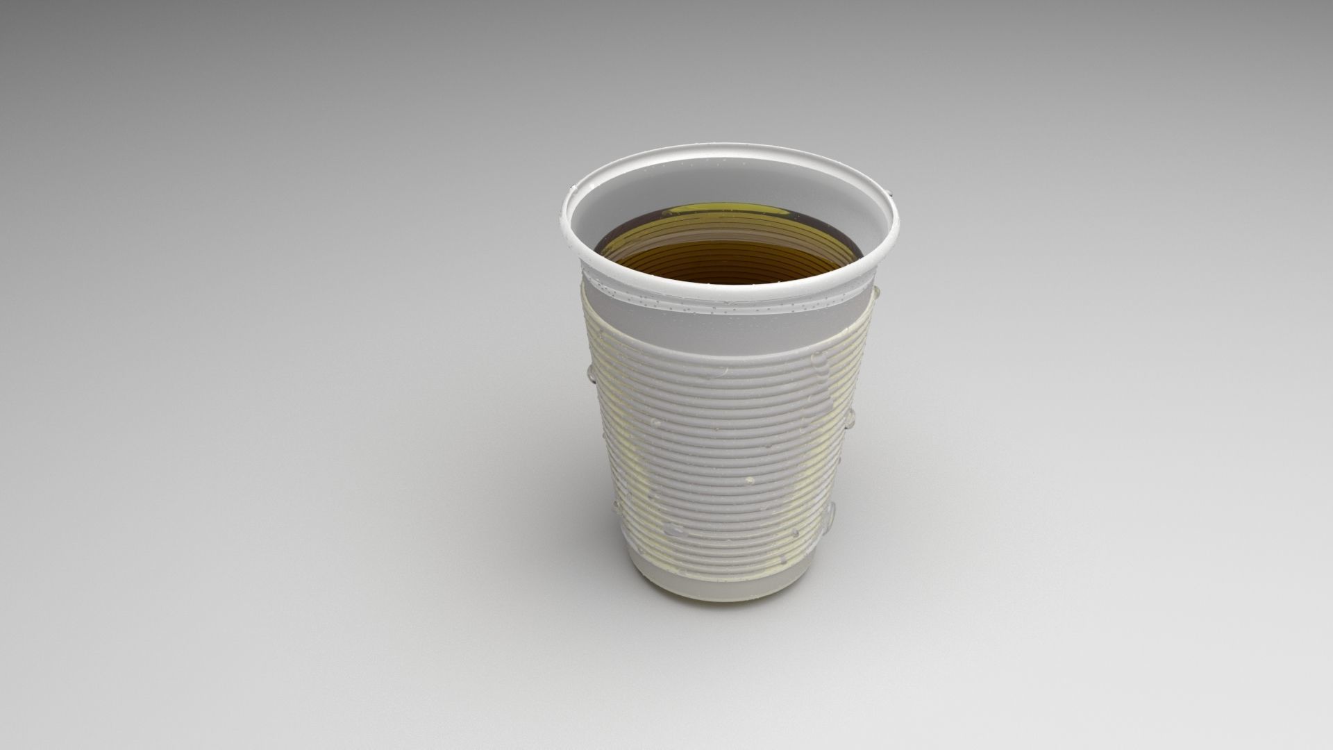 Plastic Cup With Cola 3D model_2