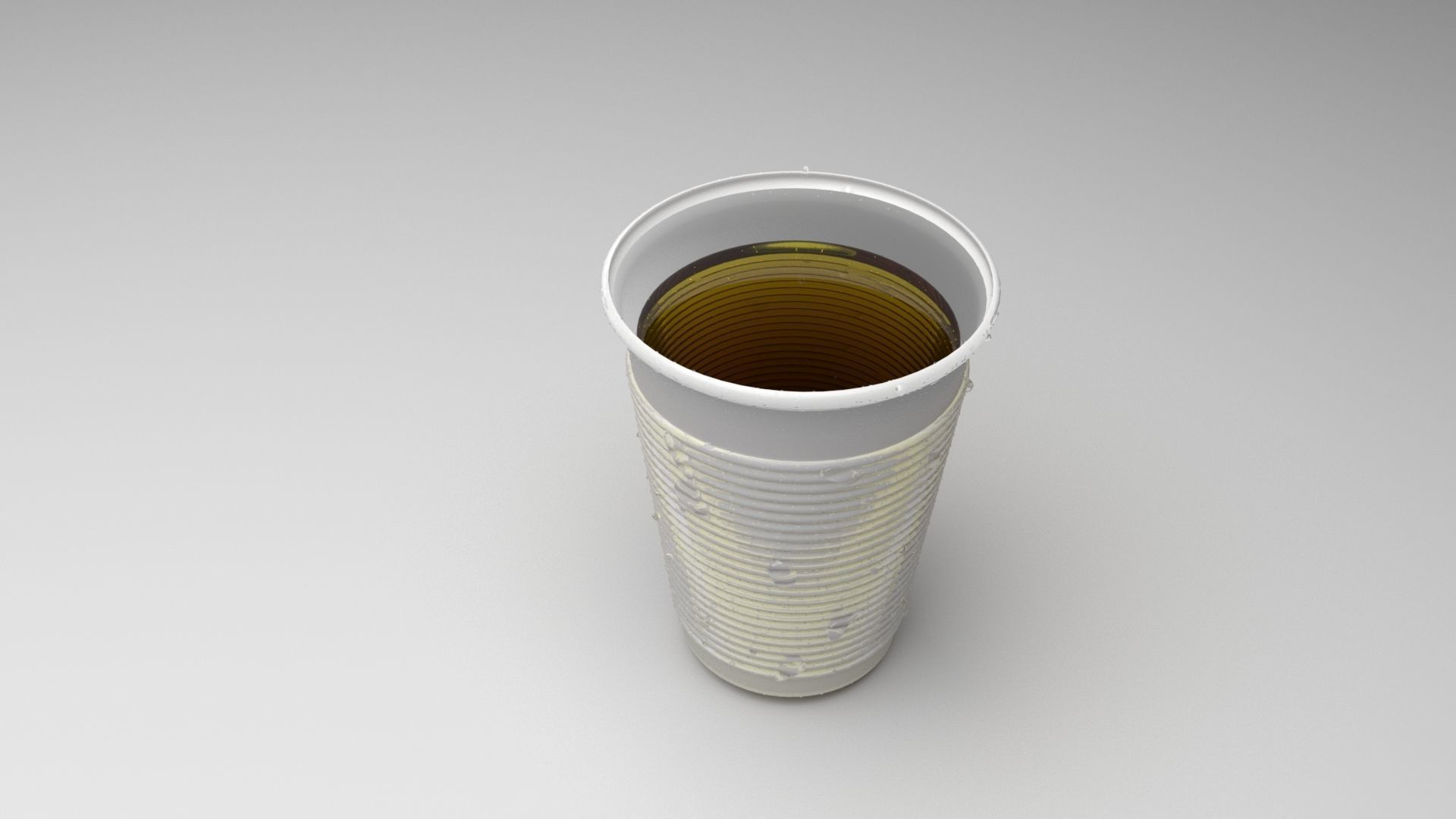 Plastic Cup With Cola 3D model_4