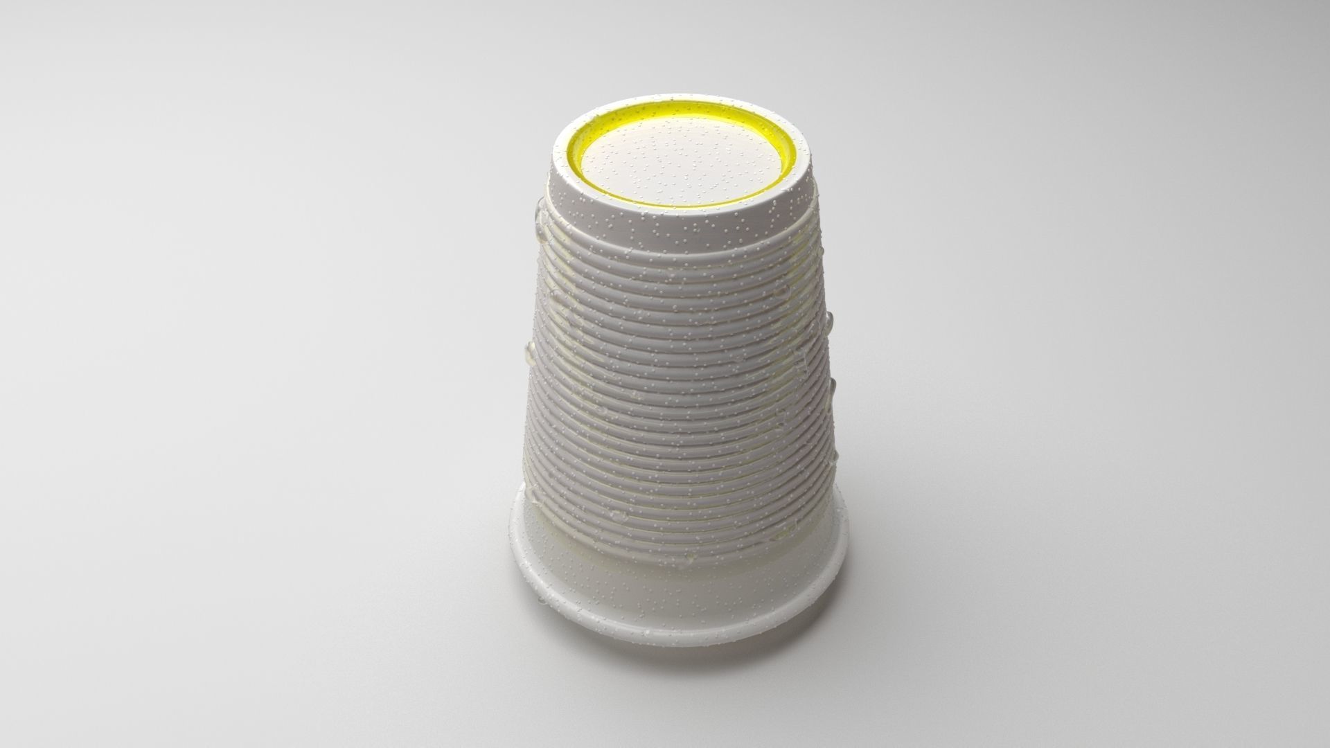 Plastic Cup With Cola 3D model_8
