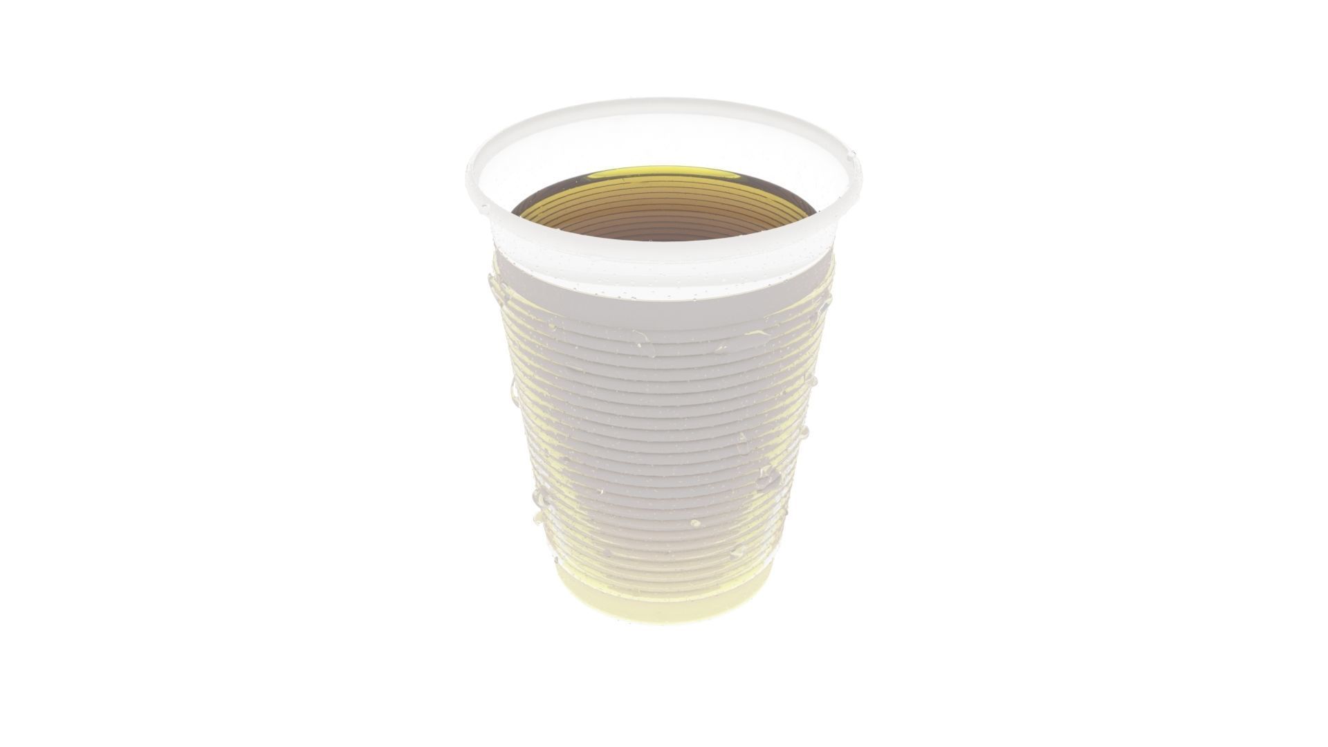 Plastic Cup With Cola 3D model_13