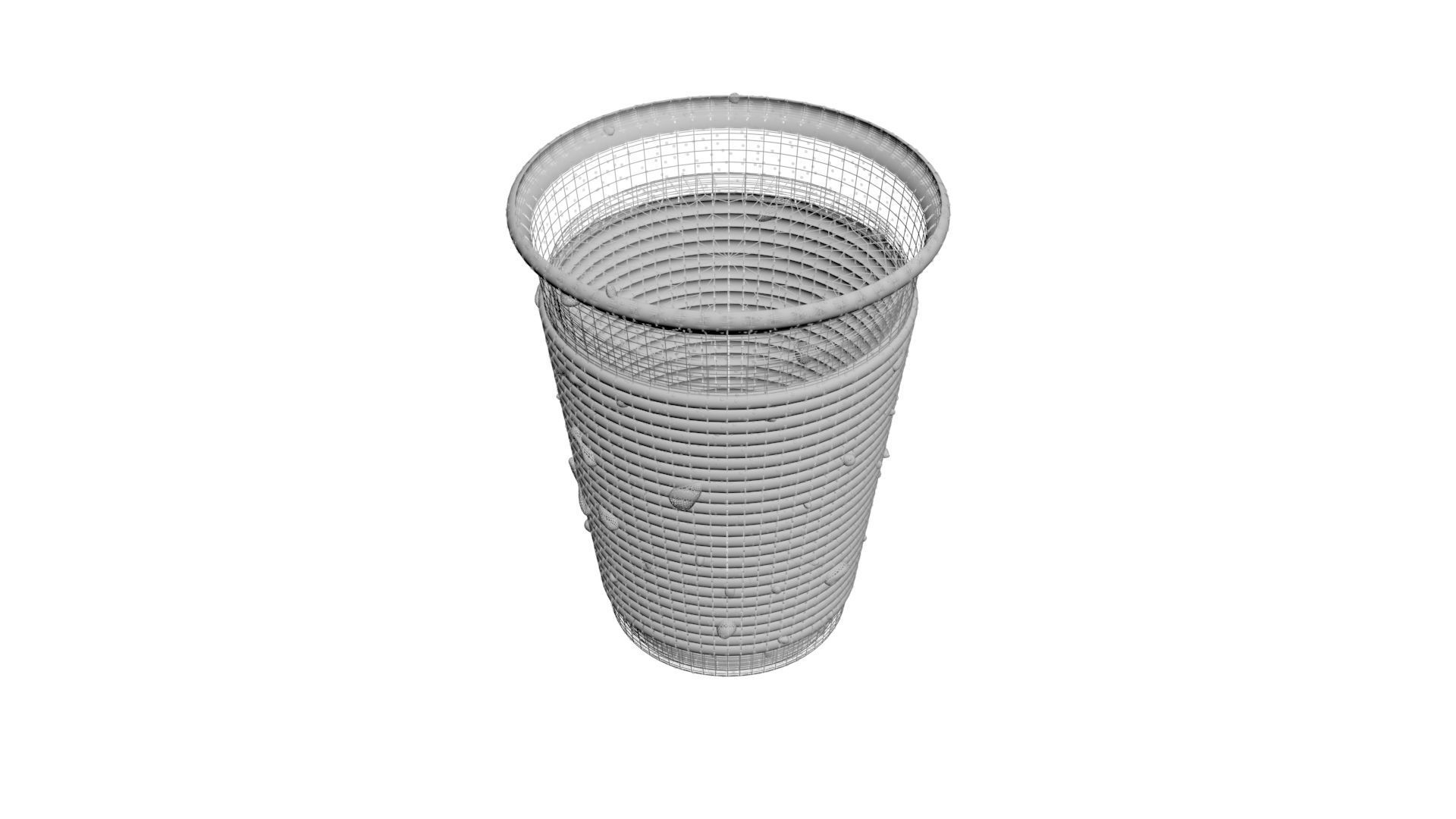 Plastic Cup With Cola 3D model_27
