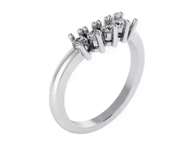 Round Cut Diamond Ring 1365