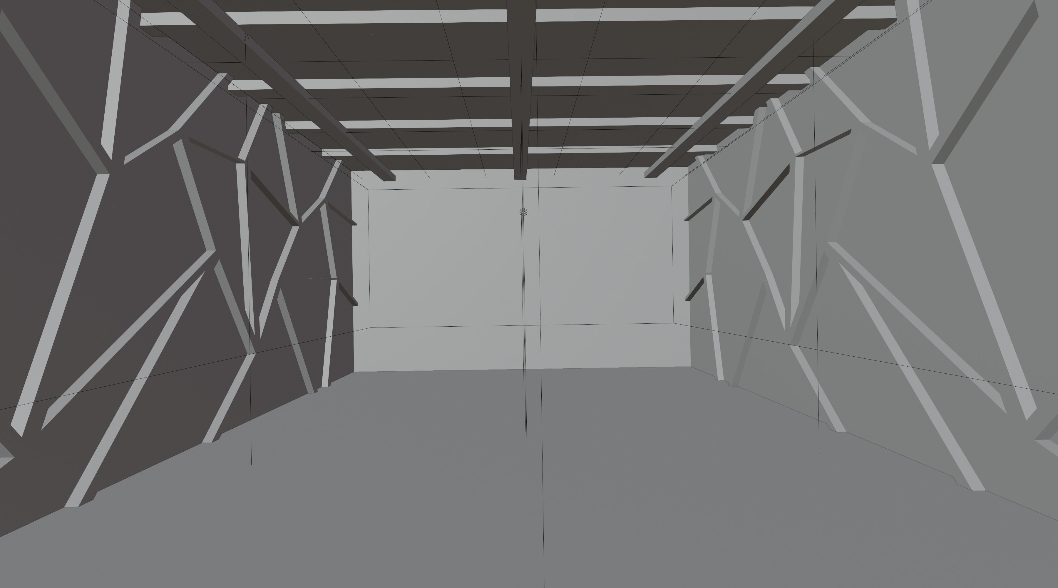 Car studio interior 3D model_7