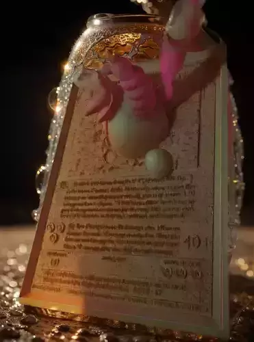 Blastoise 3D 4D Card - Custom 3D Printing STL File Pokemon