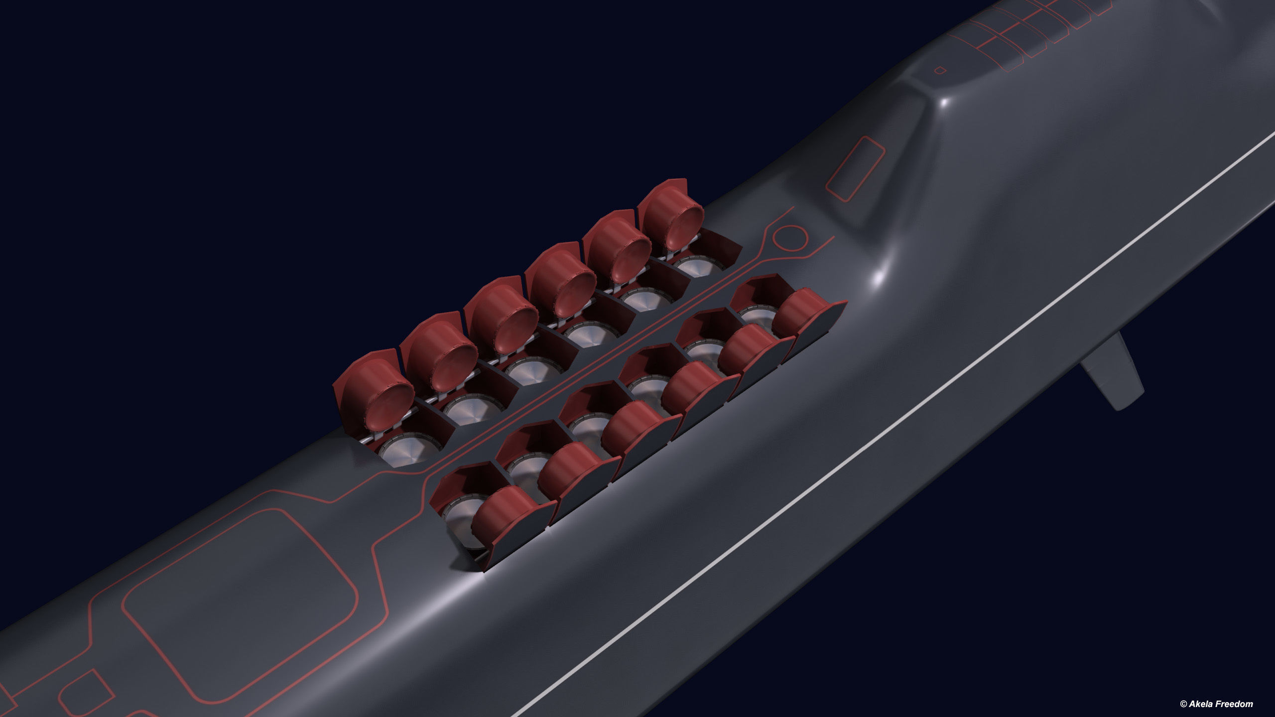 Arcturus SSBN 3D model_10