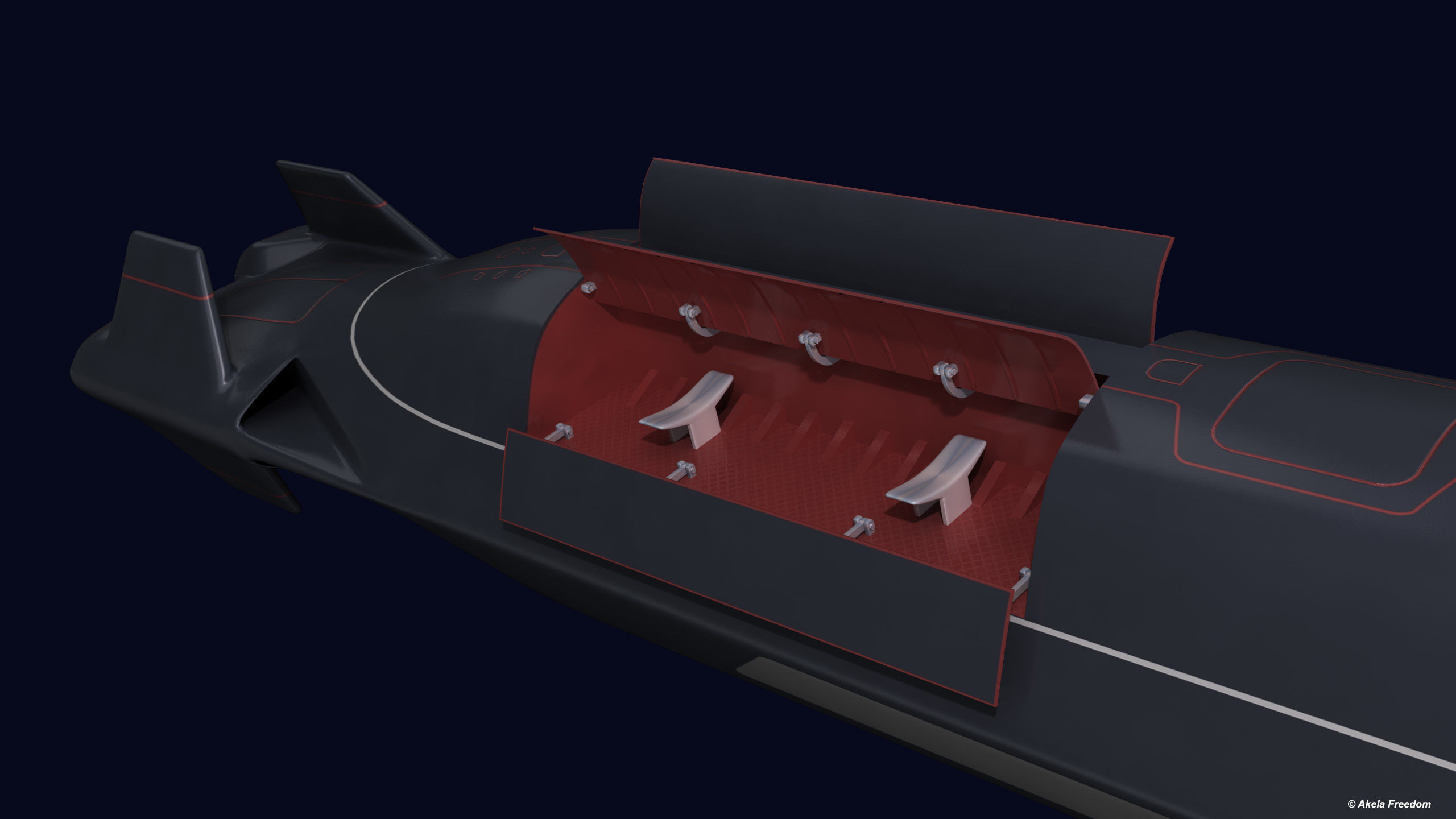 Arcturus SSBN 3D model_6