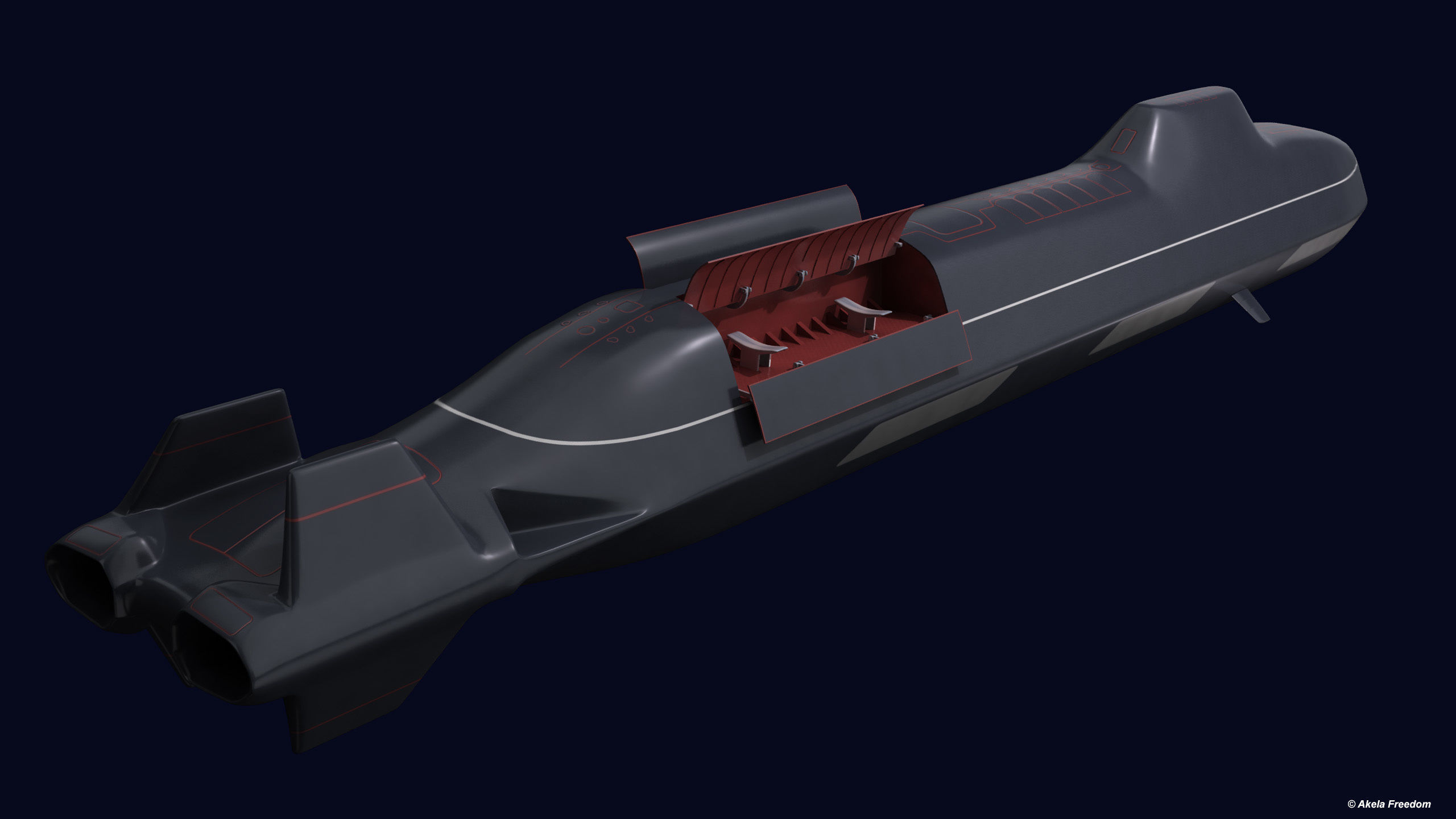 Arcturus SSBN 3D model_7
